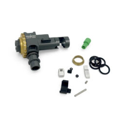 PolarStar Hop Up Thing V2 rotary hop unit – left-side full view, Medical Metal Gray finish
