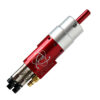 PolarStar F2 HPA engine M249 – compact dual-solenoid assembly left side view