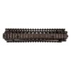 Tak Tak Mk18 9.5" quad rail handguard – left-side full view, burnt bronze finish