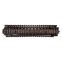 Tak Tak Mk18 9.5" quad rail handguard – left-side full view, burnt bronze finish