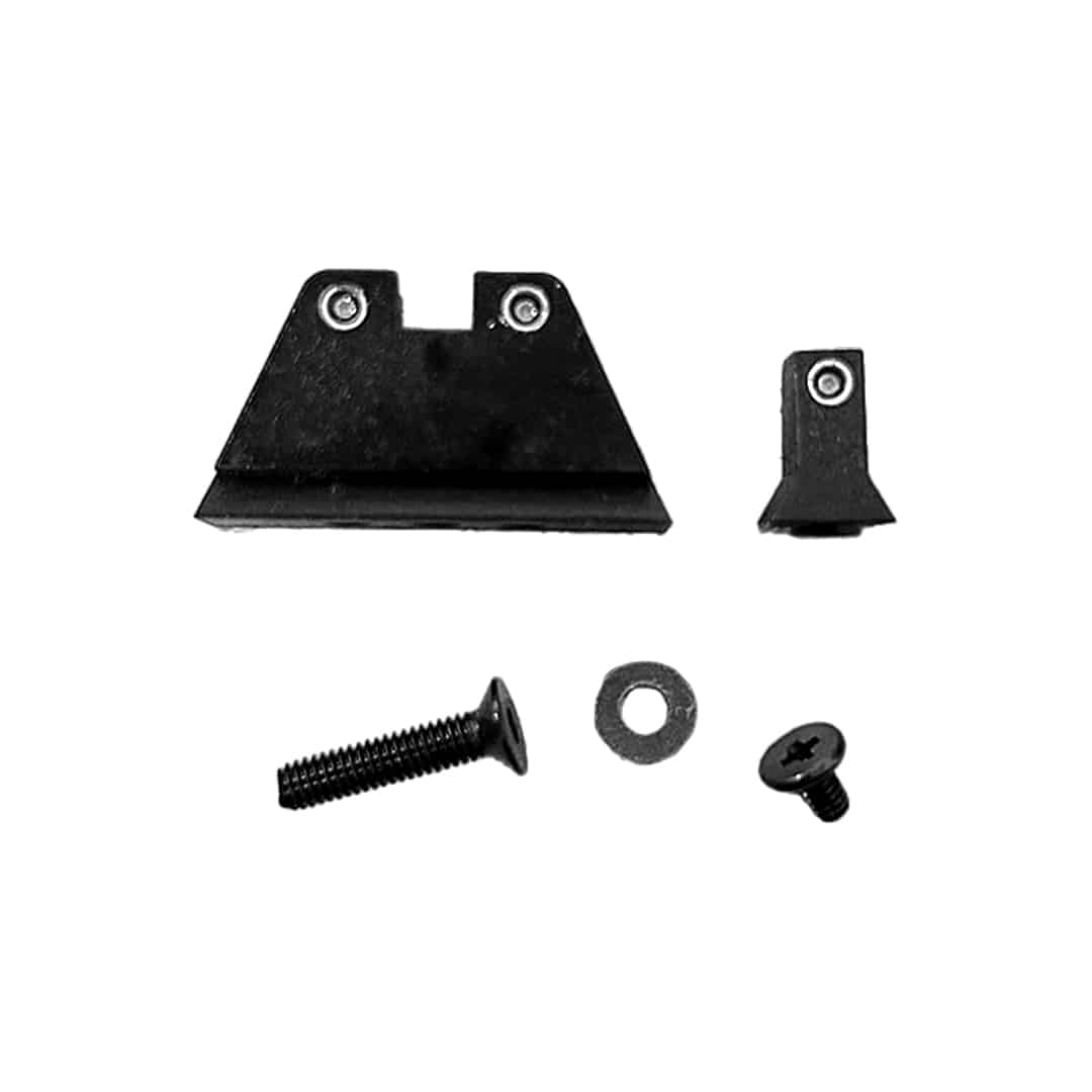 Pro Arms tritium steel suppressor sights for Umarex G series – left-side full view