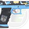 WE EU17 Secret Camo Blue gas pistol – left-side full view