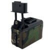 A&K M249/LMG Sound Control Box Magazine (1500 Rounds - Woodland Camo - A020WD)