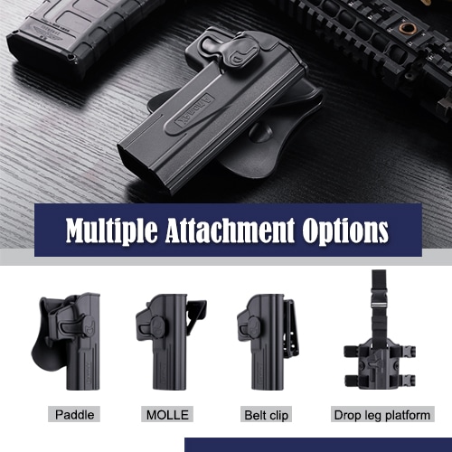 Ammomax Glock Holster – FDE Paddle Mount - view 2