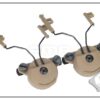 FMA EX Helmet Rail Adapter Set GEN1 – left-side view showing screw mounting and guide rail system