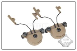 FMA EX Helmet Rail Adapter Set GEN1 – left-side view showing screw mounting and guide rail system