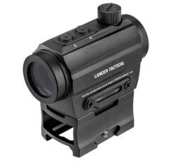 Lancer Tactical Micro Red and Green Dot Reflex Sight – high RIS mount, black finish, full right-side view