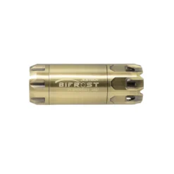 Acetech Bifrost Tracer Unit – left-side full view, brass finish