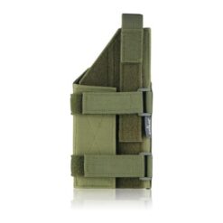 Ammomax Fabric Universal Light Bearing Holster – left-side full view, Olive Drab