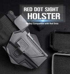 Ammomax Tactical Holster with RDS mount for Glock airsoft pistols – left-side full view