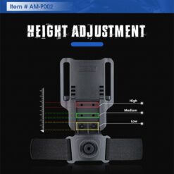 Ammomax Low Ride Duty Drop Holster Attachment – Black - view 4