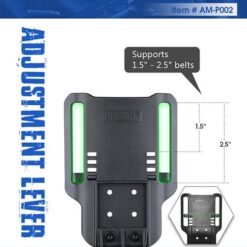 Ammomax Low Ride Duty Drop Holster Attachment – Black - view 7