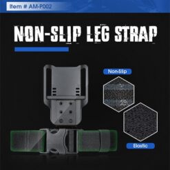 Ammomax Low Ride Duty Drop Holster Attachment – Black - view 8
