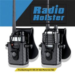 Ammomax Radio Holster – Baofeng & Motorola Black - view 2