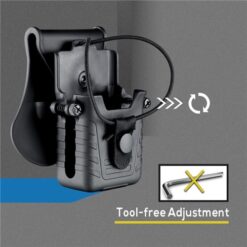 Ammomax Radio Holster – Baofeng & Motorola Black - view 3