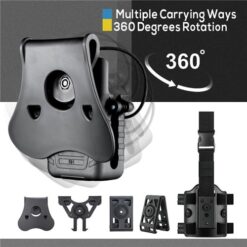 Ammomax Radio Holster – Baofeng & Motorola Black - view 4