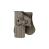 Ammomax Glock left-handed holster paddle mount – left-side full view