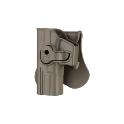 Ammomax Glock left-handed holster paddle mount – left-side full view