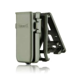 Ammomax Universal Single Mag Pouch – left-side full view, olive green
