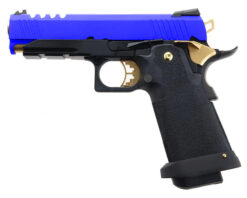 Armorer Works Custom 4.3 Hi-Capa GBBP (Gold - Black Frame - AW-HX2711)