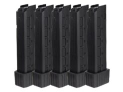 Arrow Dynamic Arms A9 AEG SMG Magazine (5pcs Box Set - Medium - 80 Rounds - Black - Ares - MAG-B-A9-M)