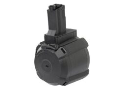 Battleaxe Swat Series Electric 1200 Rounds Drum Magazine (Electric Winding - Black)