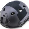BIG FOOT - FAST HELMET - (PJ TYPE - ROUND HOLE - PRO.) (BLACK)