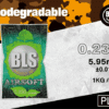 BLS 0.23g Biodegradable Precision BBs 1kg White – pack front view