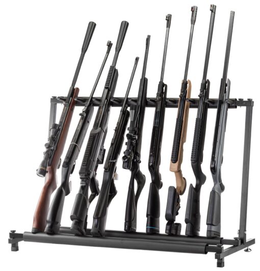 Bb Weapon Rack BO Manufacture Vertical Metal Rack for 9 Weapons/Rifles - Airsoft Direct
