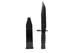 CCCP M4 Rubber Knife with Blade Case and Straps (Black)