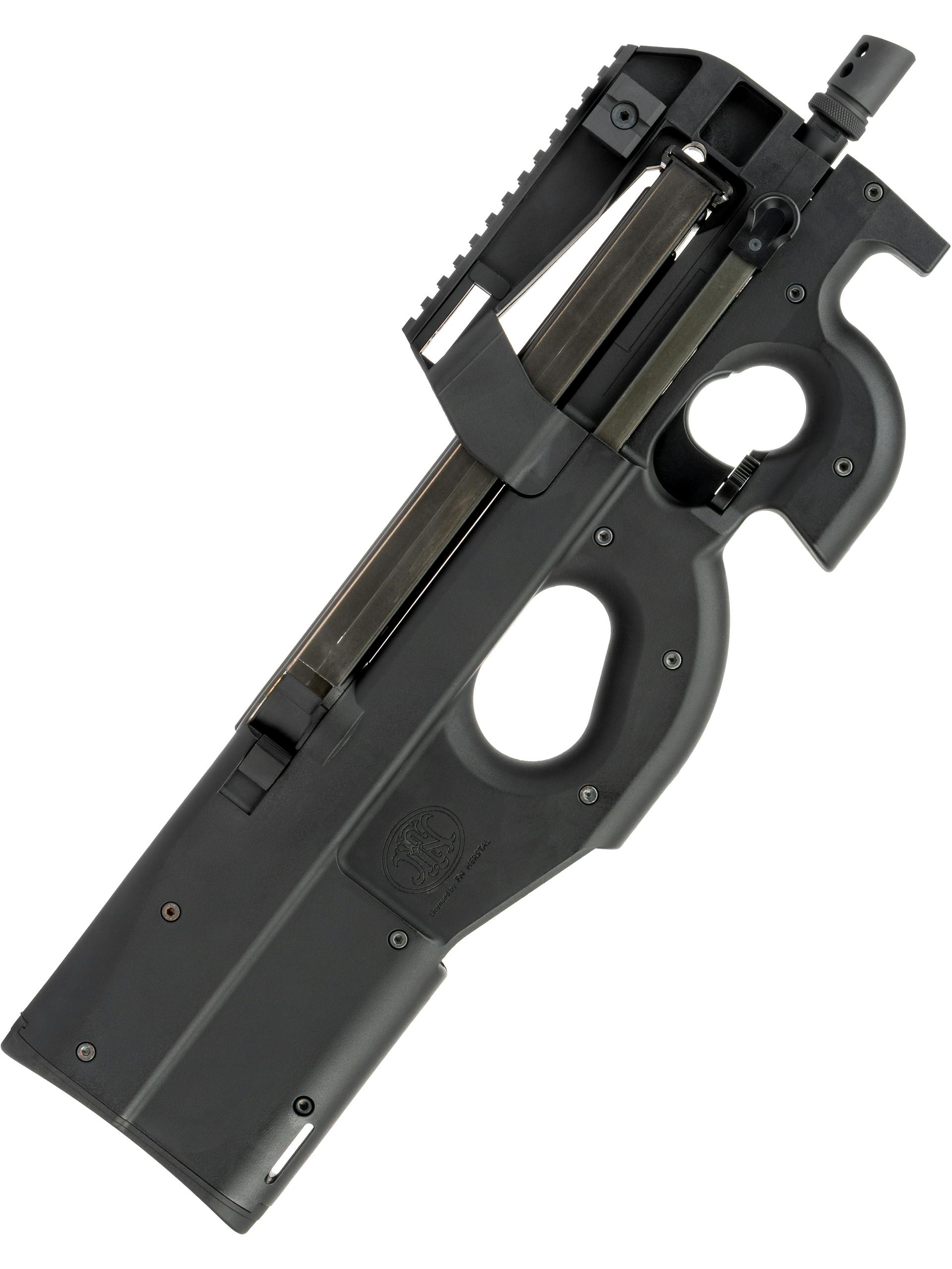 Cybergun FN Herstal P90 PDW GBB airsoft SMG – right side, fire selector and grip