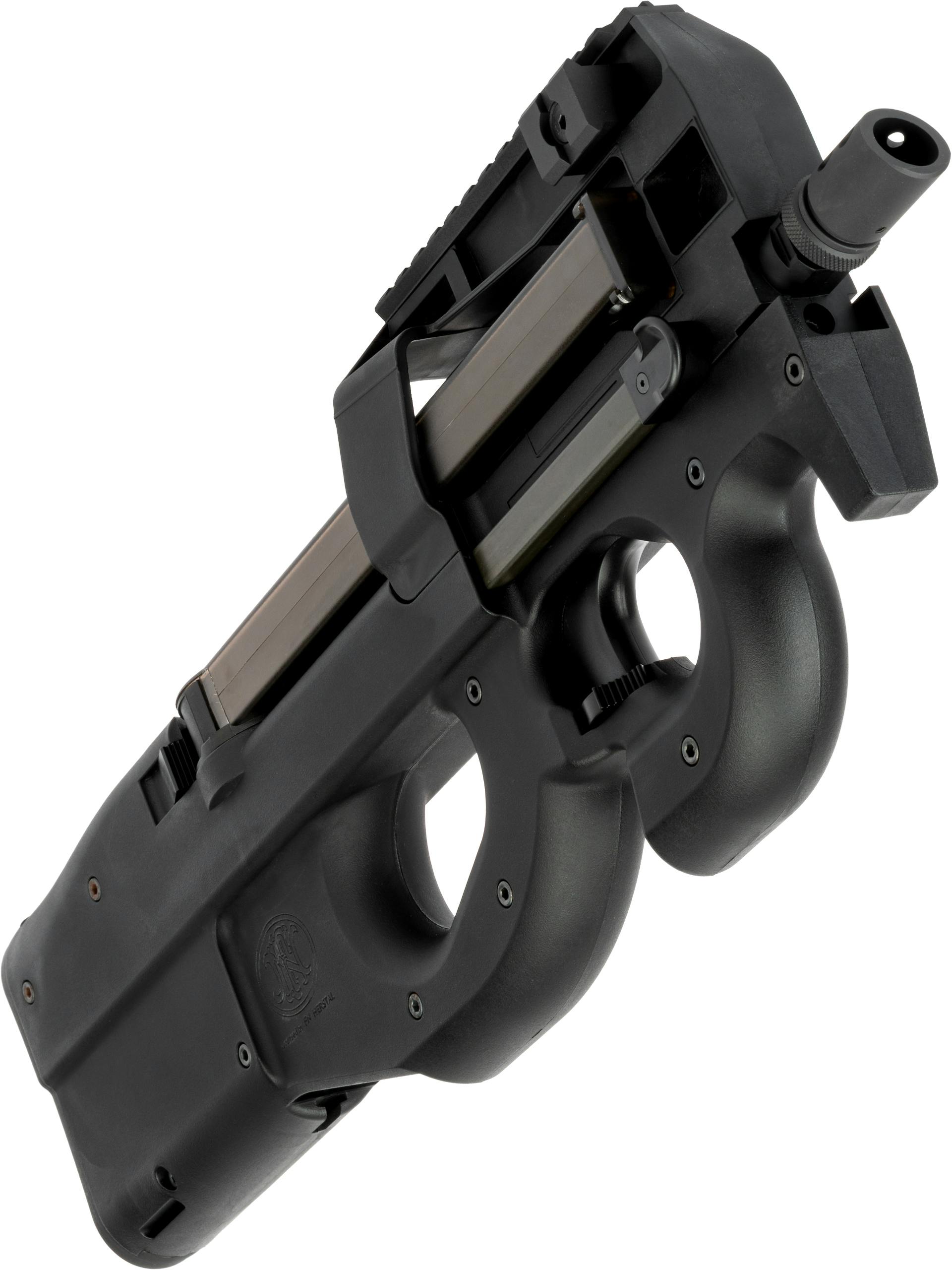 Cybergun FN Herstal P90 PDW GBB airsoft SMG – integrated 20mm rail