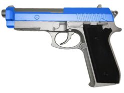 Cybergun PT92 BAX Full Metal Non-Blowback Co2 Pistol (Silver- Cybergun - 210310) (Blue)