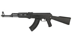 CYMA AK CM022 electric rifle – left-side full view, black finish