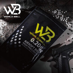 World Ball 0.20g BB Pellets – 1kg bag white rounds