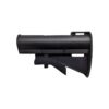 E&C XM177 AEG submachine gun – left-side full view, black finish, 20mm rail system