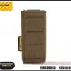 Emerson LCS Pistol Magazine Pouch – left-side full view, Coyote