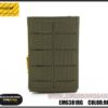 Emerson Gear LCS Rifle Magazine Pouch 5.56 7.62mm – left-side full view, ranger green