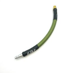 EPES IGL S&F HPA hose – full length braided male QD connector view