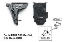 Guarder Enhanced Frame Spring Set for MARUI 19 Gen3/4, 17 Gen4 (GLK-214)