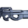 Jing Gong JG P90 AEG submachine gun – left-side full view, black alloy and polymer construction