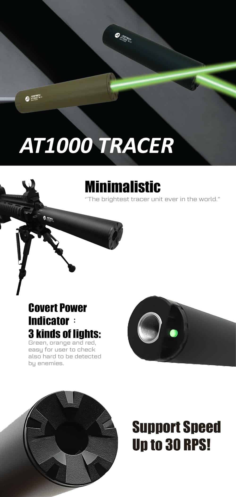 Acetech AT1000 Tracer Unit – Brightest on Market - view 4