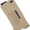 PTS Enhanced Polymer Magazine Short EPM1-S – left-side full view, Dark Earth