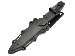 Rubber Knife with Hard Holster (Black)