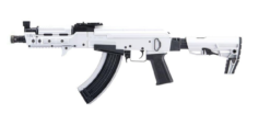 Tokyo Marui NEXT-GEN Recoil AK Storm white rifle – left-side full view