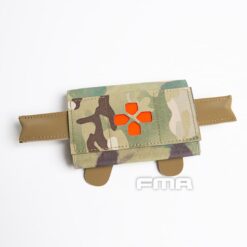 FMA Molle Mounted Micro TKN Type A tactical medical pouch – left-side full view, Multicam finish