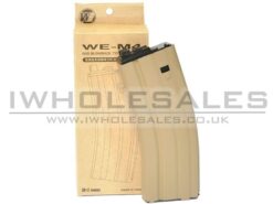 WE 30rds GBB M4/ SCAR NEW Gen.2 Magazine (TAN) (MAG-WE-72020)