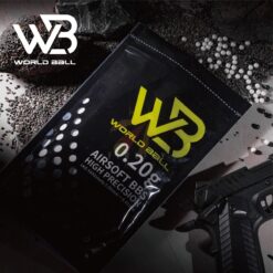 World Ball High Precision 6mm BB Pellets - 0.20g - Black - 1 Kilo - Standard