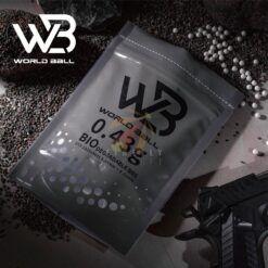 World Ball High Precision 6mm BB Pellets - 0.43g - White - 1 Kilo - BIO
