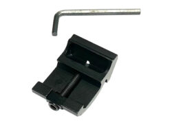 ACM Tactical ACM Tactical 45 Degree Offset SIde Rail Mount (Ultra Low Profile - 20mm RIS Rail - Black) airsoft
